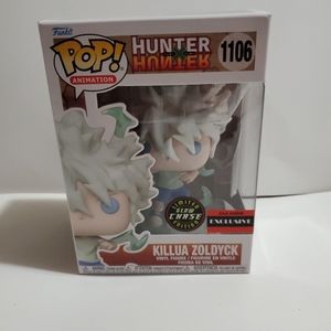 Funko Pop! Killua Zoldyck 1106 Hunter X Hunter Glow Chase AAA W/ Soft Protector